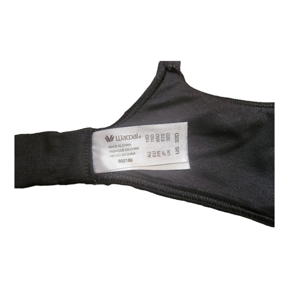 Wacoal How Perfect Wire Free T-Shirt Bra 32D Black - Picture 6 of 10